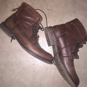 Steve Madden Men’s Boots Brown Leather 10.5
